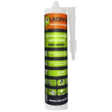 Клей Рідкі Цвяхи акриловий Lacrysil Professional 0.28 кг (Прозорий)